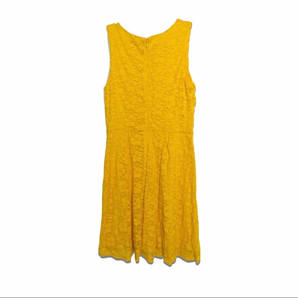 NWOT - Lace Yellow Midi Dress - Picture 2 of 7